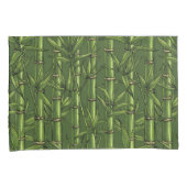 Bamboebos in het groen kussensloop (Voorkant-Rechts)