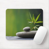 Bamboebos rustige vreedzame Natuur Muismat (Met muis)