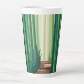 Bamboebossen Latte Mok (Voorkant)