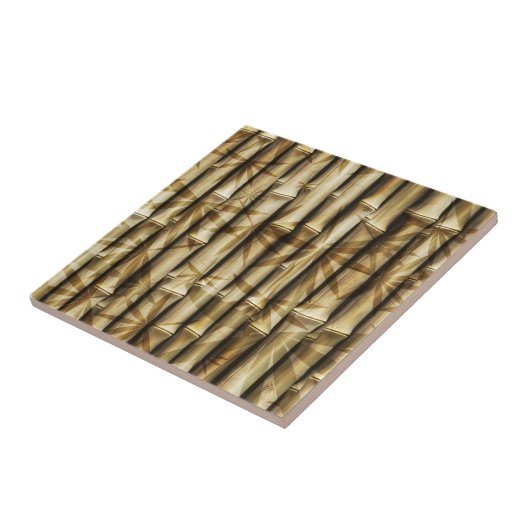 Bamboeontwerp Tegeltje (Zijkant)