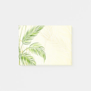 Bamboestelen en -bladeren, overdruk - 4x3 post-it® notes