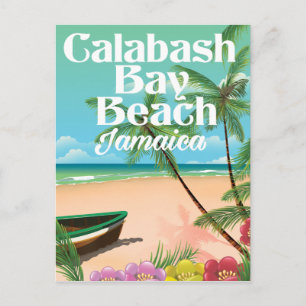 Bamboo Beach Jamaica Briefkaart