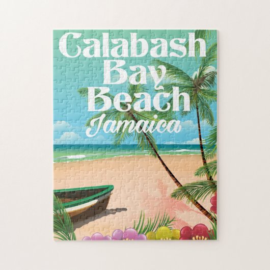 Bamboo Beach Jamaica Legpuzzel (Verticaal)