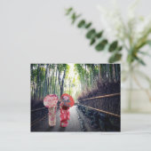 Bamboo forest in Kyoto Briefkaart (Staand voorkant)