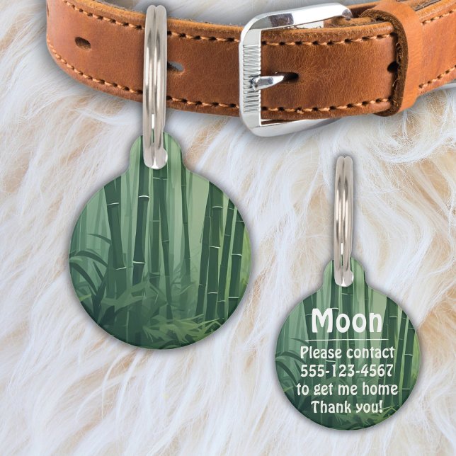 Bamboo Forest with River Huisdierpenning (Creator heeft geüpload)