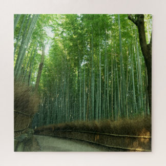Bamboo Forrest in Arashiyama, Sagano, Kyoto, Japan Legpuzzel