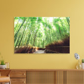 Bamboo Grove | Arashiyama, Kyoto, Japan Canvas Afdruk (Insitu (Woonkamer))