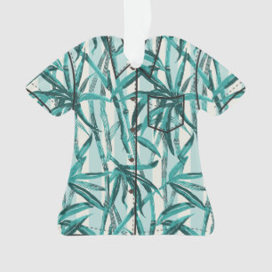 Bamboo Jungle Hawaiian Stripe - Turquoise
