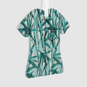 Bamboo Jungle Hawaiian Stripe - Turquoise (devant)