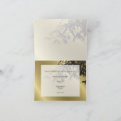 Bamboo Leaves Black Gold Weduwen (Binnen)