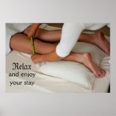 Bamboo Massage Leg Poster (Voorkant)
