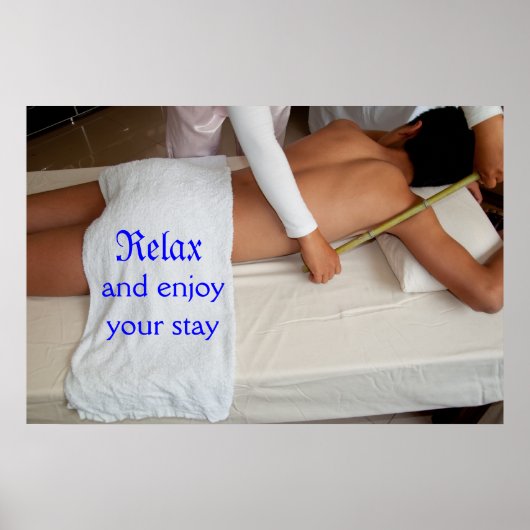 Bamboo Massage Poster (Voorkant)