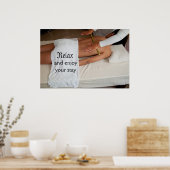 Bamboo Massage Poster (Keuken)