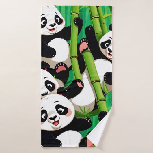 Bamboo Panda (Serviette de bain)