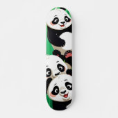 Bamboo Panda Skateboard (Voorkant)