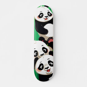 Bamboo Panda Skateboard