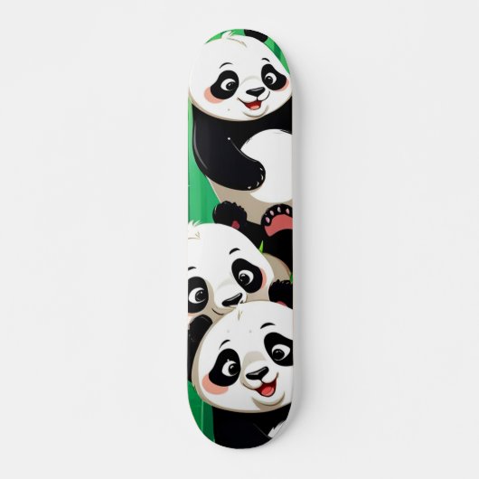 Bamboo Panda Skateboard (Voorkant)