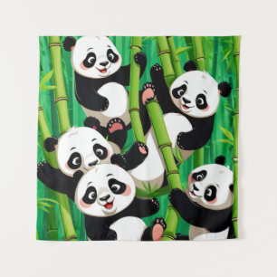Bamboo Panda Wandkleed