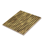 Bamboo Poles Patterned Tegeltje (Zijkant)