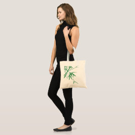 Bamboo screen-printed eco-friendly shopping bags tote bag