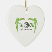 BAMBOO TAI CHI KERAMISCH ORNAMENT (Rechts)