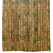 Bamboo Tapa Cloth Douchegordijn (Voorkant)