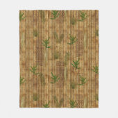 Bamboo Tapa Cloth Fleece Deken (Voorkant)