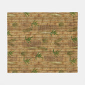 Bamboo Tapa Cloth Fleece Deken (Voorkant (Horizontaal))