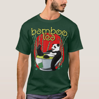 Bamboo Tea Drinker Panda T-shirt