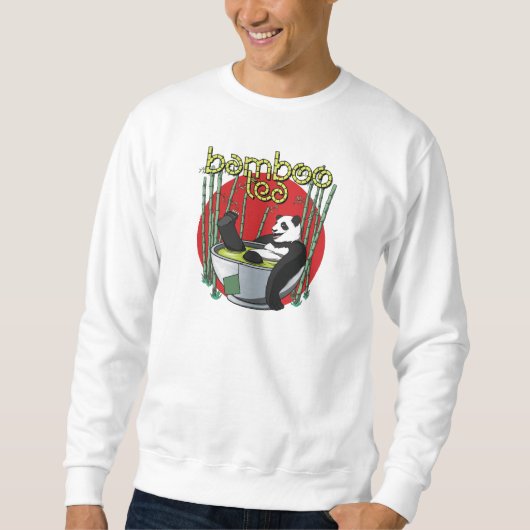 Bamboo Tea Drinker Panda Trui (Voorkant)
