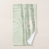 Bamboo vert (Serviette à main)