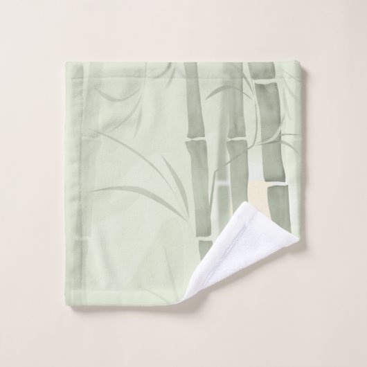 Bamboo vert (Gant de toilette)