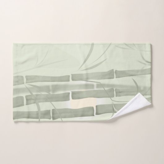 Bamboo vert (Serviette à main)