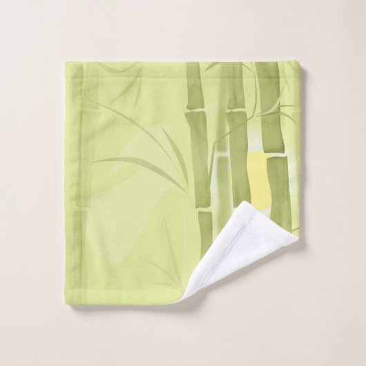 Bamboo vert (Gant de toilette)