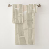 Bambou, arrière - plan beige (En situation)