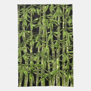 Bambou Art 4 Serviettes de cuisine
