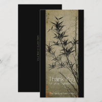 Bambou Chine peinture Merci de la sympathie