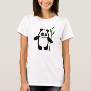 Bambou le T-shirt de dames de panda