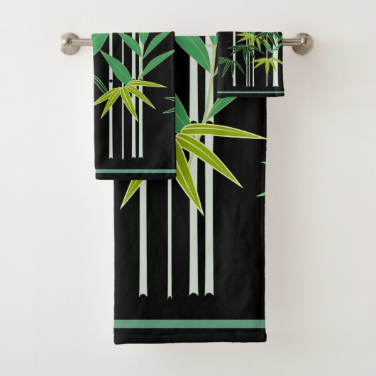 Bambou sur noir (En situation)