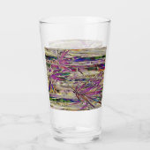 Bambou Tree peinture numérique verre d'art origina (Dos)