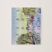 Bamburgh Village Advent calendrier puzzle puzzle (Vertical)