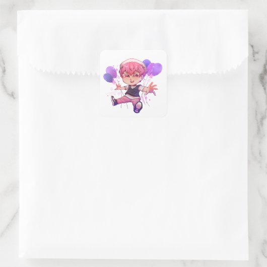 Bamby chibi autocollant PLAVE (Sac)