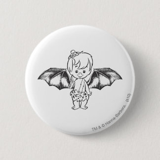 Bamm-Bamm Wings Ronde Button 5,7 Cm