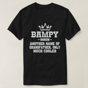 Bampy Definition Funny Betekenis opa Gift T-shirt