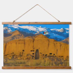 Bamyan, Afghanistan - Buddacliffvallei Hangend Wandkleed