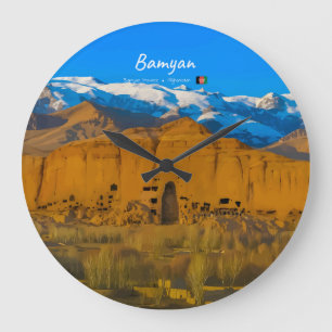 Bamyan, Afghanistan - Buddha Klifvallei Grote Klok