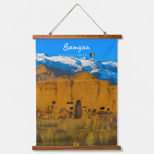 Bamyan, Afghanistan - Buddha Klifvallei Hangend Wandkleed