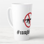 Ban AR-15 voldoende Latte Mok (Linkerhoek)