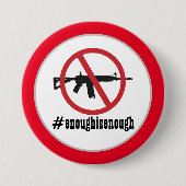 Ban AR-15 voldoende Ronde Button 7,6 Cm (Voorkant)