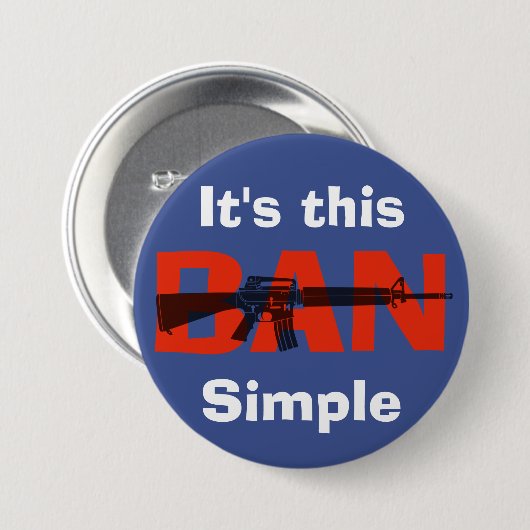 Ban Assault Rifiles Button (Voorkant /achterkant)